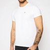 T-shirt Tommy Jeans koszulka męska z okrągłym dekoldem biała